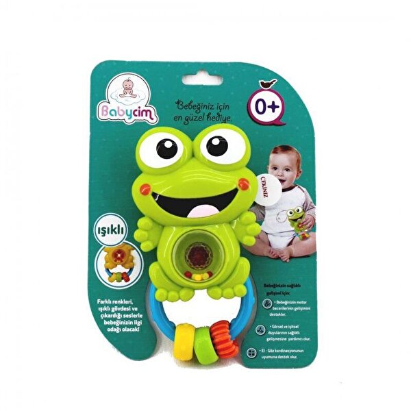 Babycim Sesli Kurbağa Çıngırak