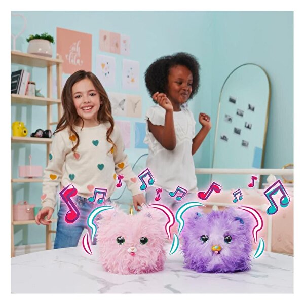 Furfluffs Puppy Fluffy İnteraktif Sesli Evcil Hayvan Oyuncak Kedi