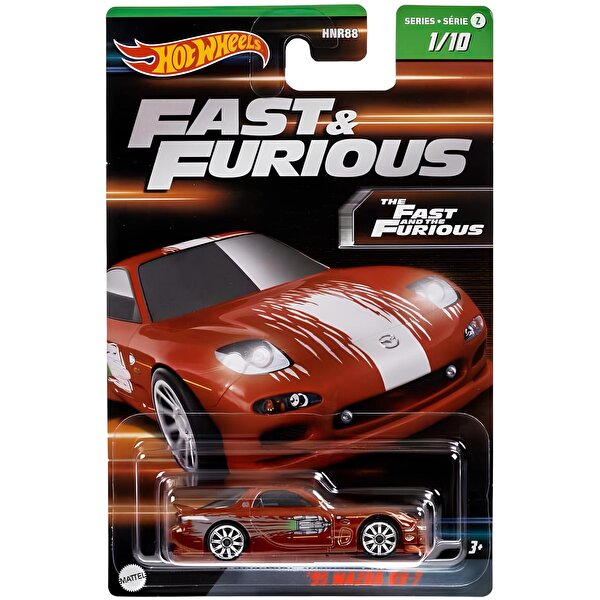 Hot Wheels Fast & Furious Temalı Arabalar 95 Mazda Rx-7 HNT01