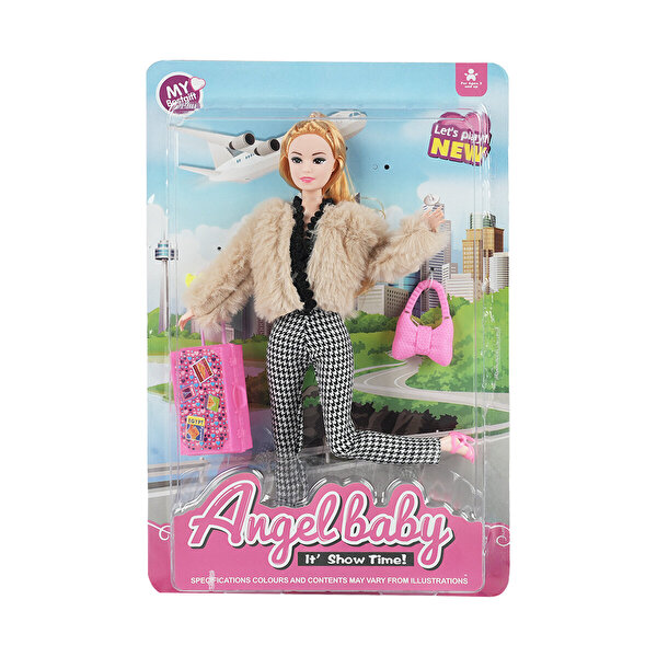 Angelbaby Seyahat Bebekleri Seri 2 Kare Pantolonlu