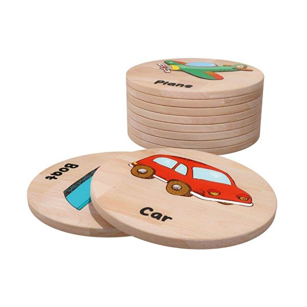 Wo Mory Taşıtlar Ahşap Kartlar