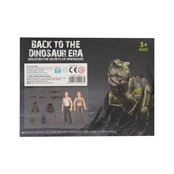 Erkek Figürlü Dinozor Set