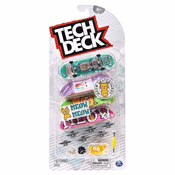 Tech Deck Dörtlü Paket Meow Meow