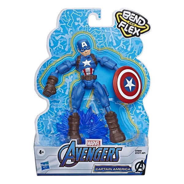 Marvel Avengers Bend & Flex Figür Captain America E7869