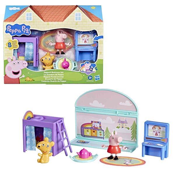 Peppa Pig Oda Aksesuarları Oyun Seti Peppanın Yatak Odası
