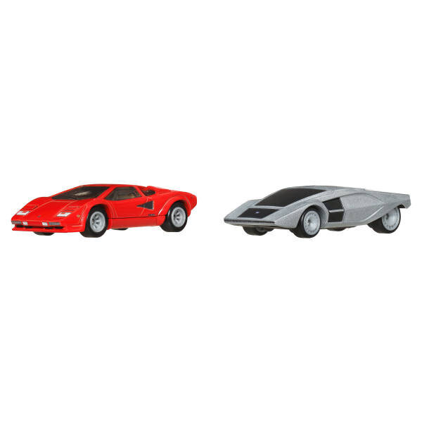 Hot Wheels 2'li̇ Premi̇um Araba Seti̇ Lamborghini Countach ve Lancia Stratos Zero JBL02
