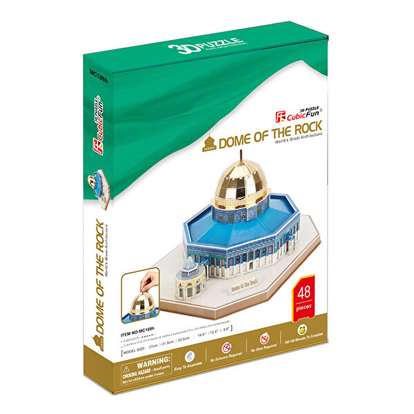 Cubic Fun 3D Puzzle 48 Parça Kubbet-üs Sahra İsrail