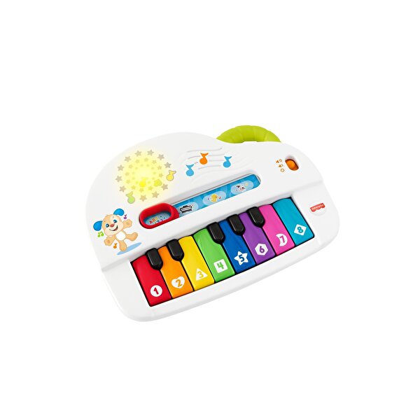 Fisher Price Eğlen ve Öğren Işıklı ve Eğlenceli Oyuncak Piyano Türkçe GTW20