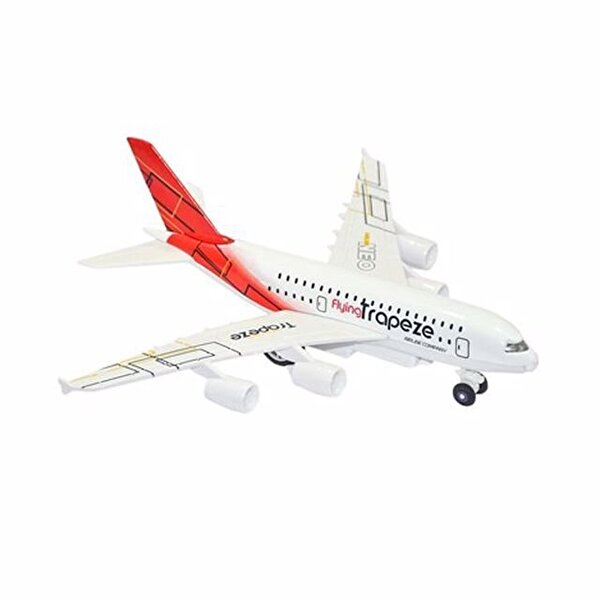 Die Cast Çek Bırak Uçak H180 Kırmızı