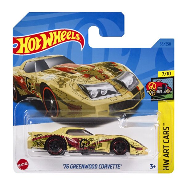Hot Wheels Tekli Arabalar 76 Greenwood Corvette HKH52