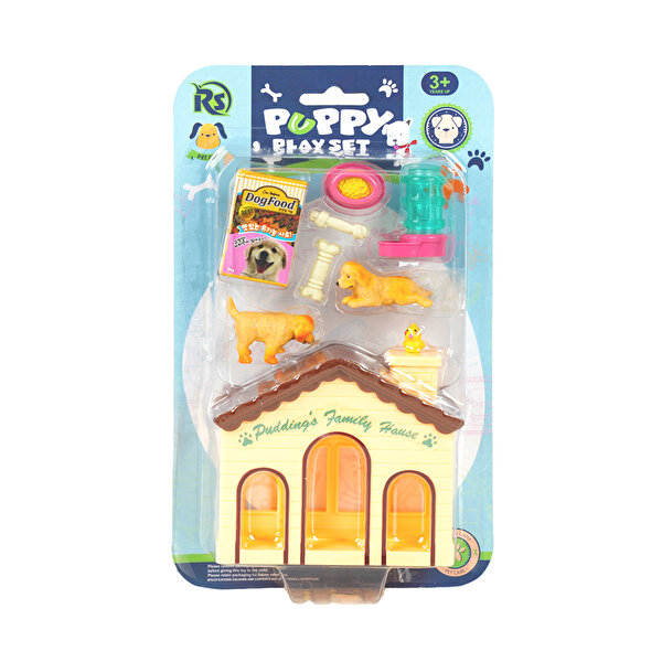 Evcil Hayvan Yavru Köpek Kulübesi Oyun Seti