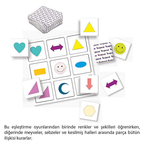 Kırkpabuç Şekilleri Eşleştirelim Eğitici Oyun