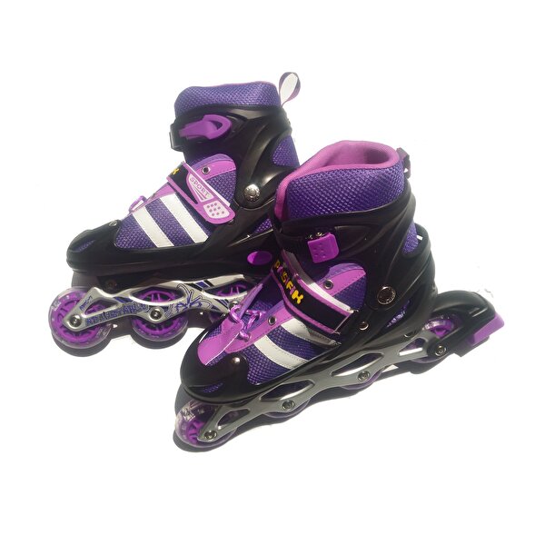 Pasifik Işıklı Çiftlenebilir Paten S Mor 29-33