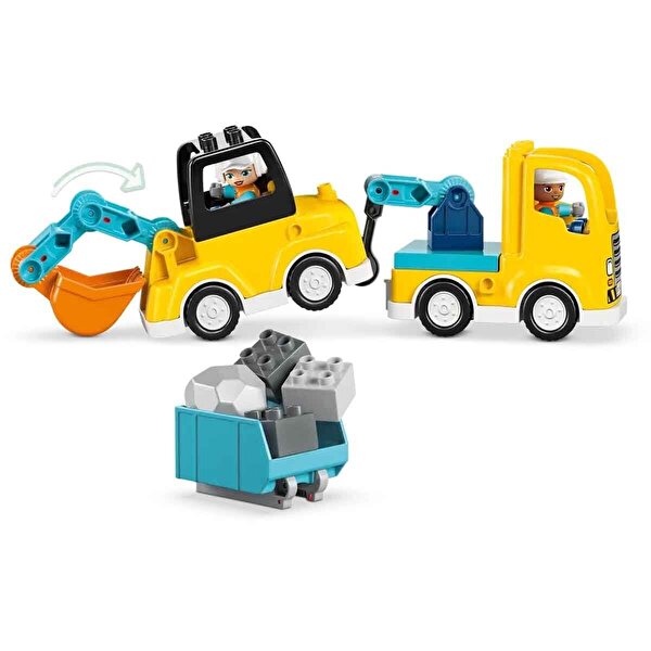 LEGO DUPLO Kasabası 3'ü 1 Arada İnşaat Araçları 10475