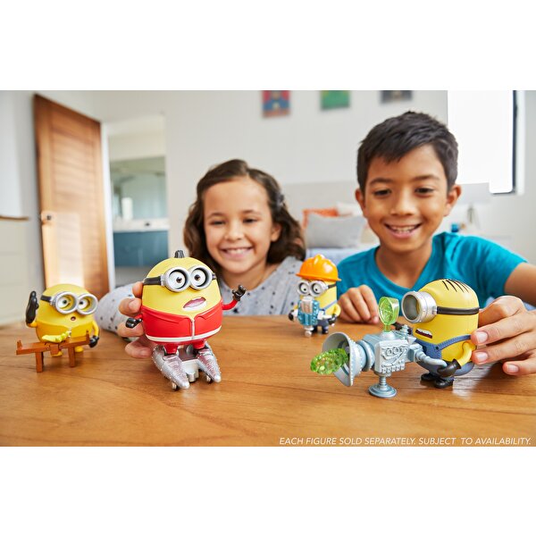 Minions 10 cm Sesli ve Hareketli Film Figürleri - Stuart GMF04