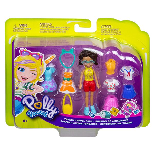 Polly Pocket Seyahatte Oyun Seti Kahverengi Saçlı GFT93