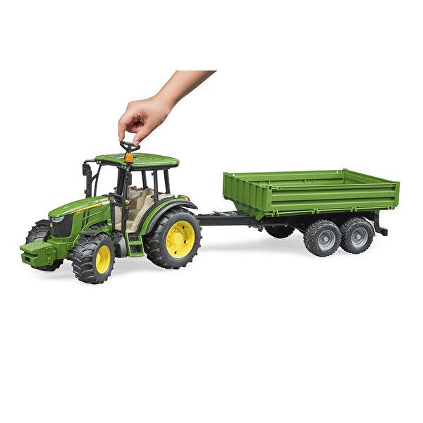 Bruder John Deere 5115M Traktör Ve Römork - BR02108