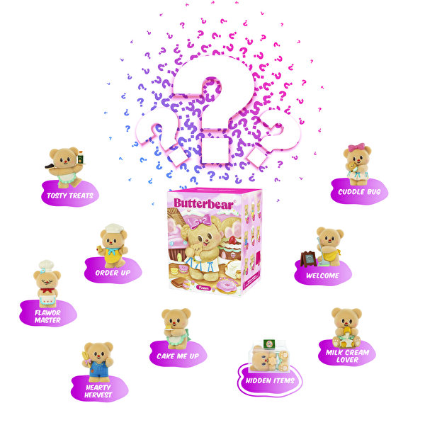 Butterbear My Buttery Serisi Sürpriz Paket Koleksiyon Figürü