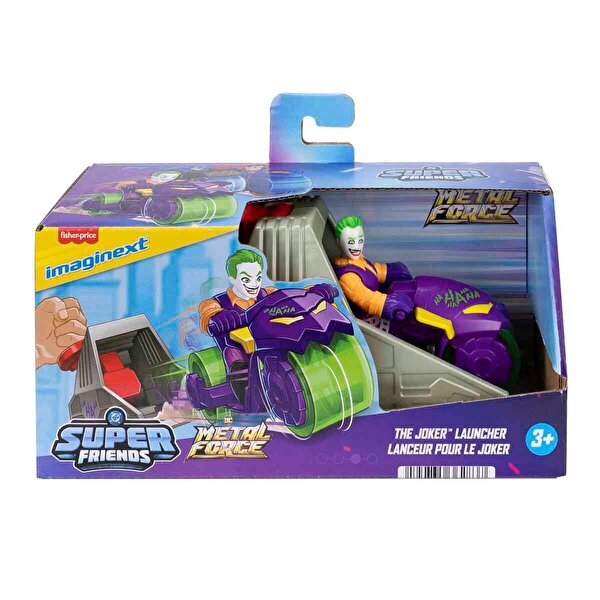 Imaginext DC Super Friends Aksiyon Figürü ve Fırlatma Seti The Joker Launcher