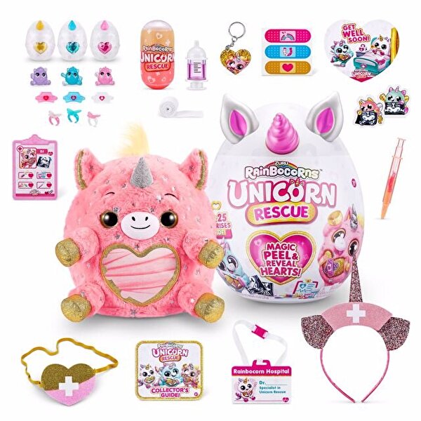 Rainbocorn Unicorn Dev Sürpriz S4-9262 Pembe