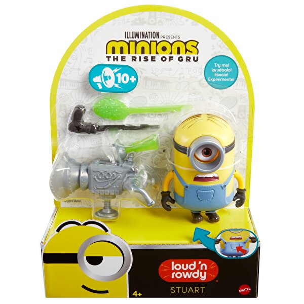 Minions 10 cm Sesli ve Hareketli Film Figürleri - Stuart GMF04