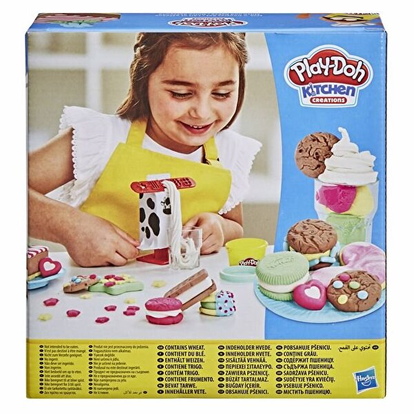 Play Doh Mutfak Atölyesi Süt ve Kurabiye Seti E5471