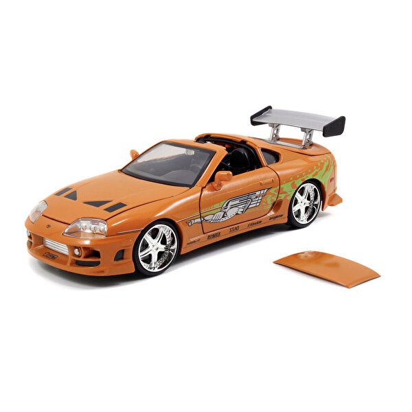 Jada 1:24 Ölçekli Araba Fast & Furious 1995 Toyota Supra Brian O'Connor
