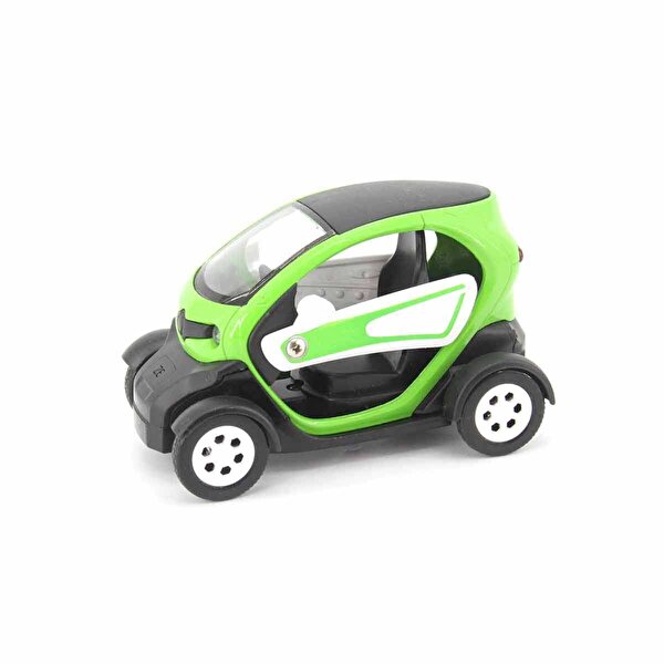 Işıklı Metal 1:36 Twizy Çek Bırak Yeşil Araba