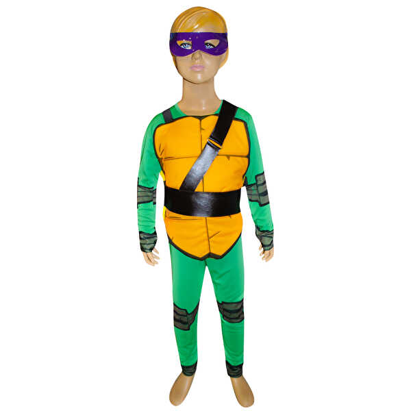 Ninja Kaplumbağalar Donatello Kostüm 4-6 Yaş