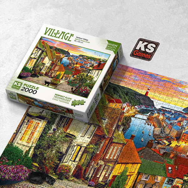 Ks Games Harbour Village 2000 Parça Puzzle