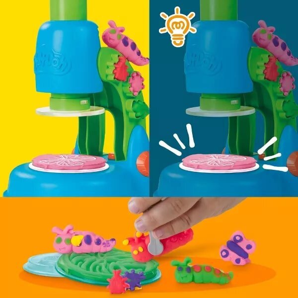 Play Doh Işıklı Mikroskop Oyun Seti