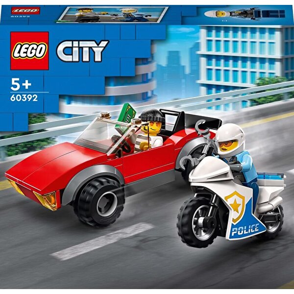 LEGO City Polis Motosikleti Araba Takibi 60392