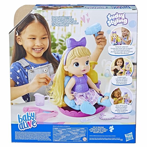 Baby Alive Köpüklü Saç Tasarımı Eğlencesi