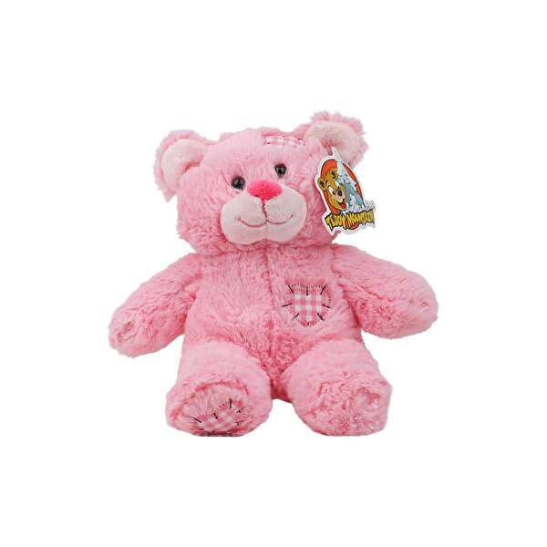 Pembe Yamalı Ayı Peluş 20 Cm