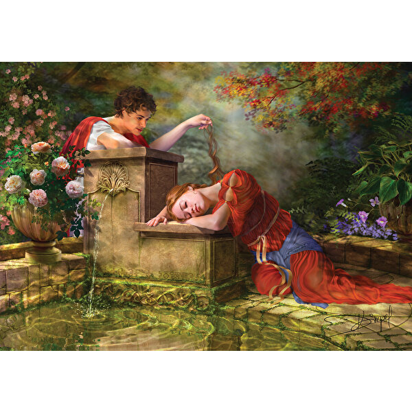 Ks Puzzle 3000 Parça While She Was Waiting
