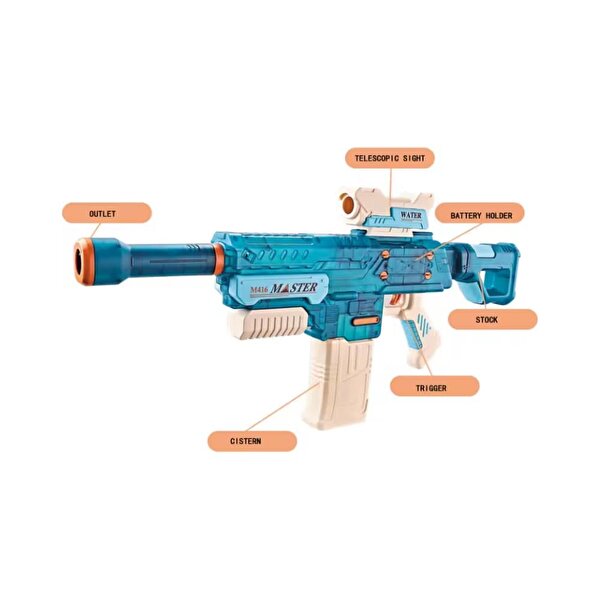 Master M416 Elektrikli Su Tabancası