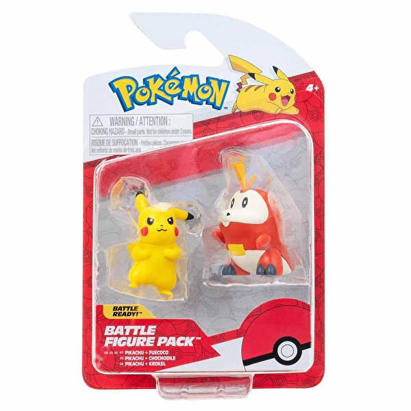 Pokemon Battle Figür 2'li Seti Pikachu ve Fuecoco