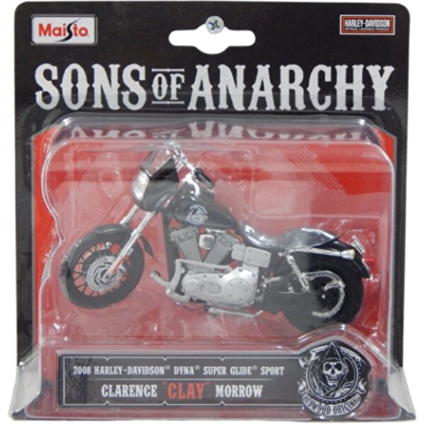 Maisto 1:18 Harley Davidson Sons Of Anarchy 2008 Clarence Clay Morrow