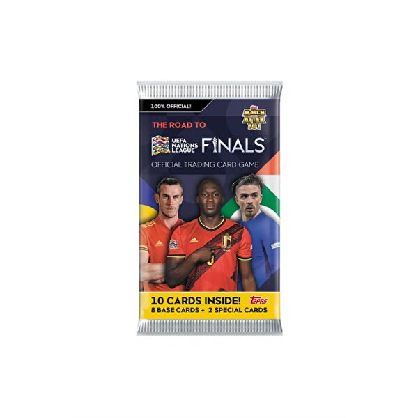 UEFA 2022 Uluslar Ligi Final Yolu Match Attax Kart Paketi