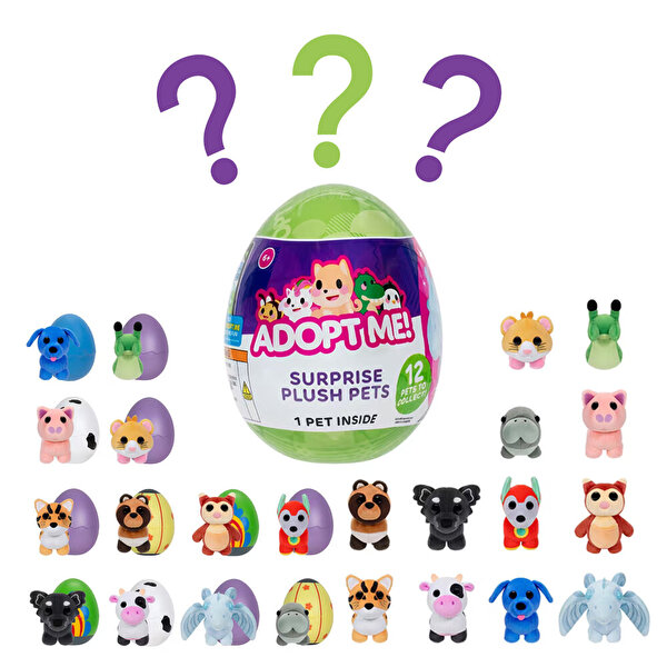Adopt Me Peluş Sürpriz Peluş Paket 12 Cm S6 CDU12
