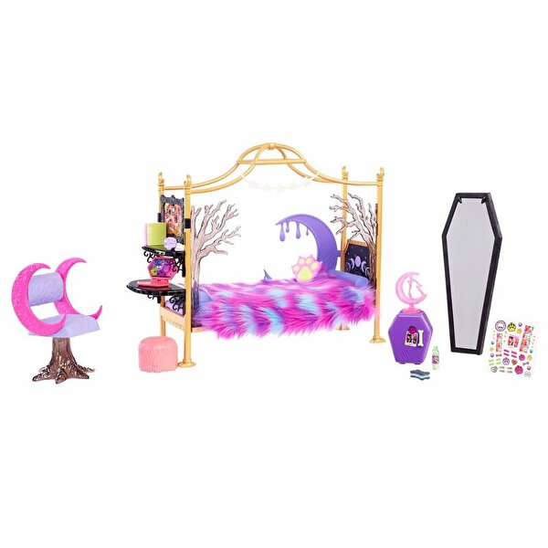Monster High Clawdeen Wolf Harika Yatak Odası Oyun Seti HHK64