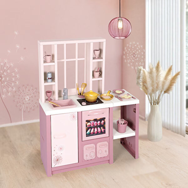 Smoby Loft Fleur Pembe Mutfak Seti