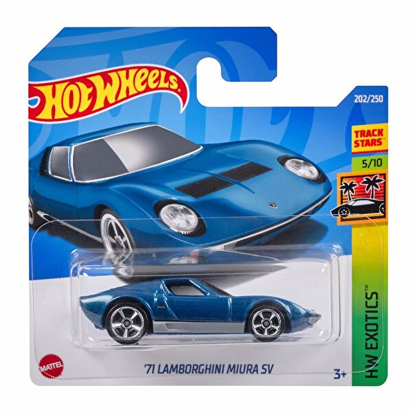 Hot Wheels Tekli Arabalar 71 Lamborghini Miura Sv HCX02