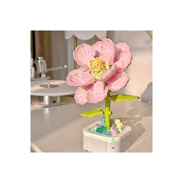 Saksıda Çiçek Yapım Seti Hibiscus