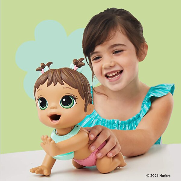 Baby Alive Bebeğimle Mama Eğlencesi Kumral F2618