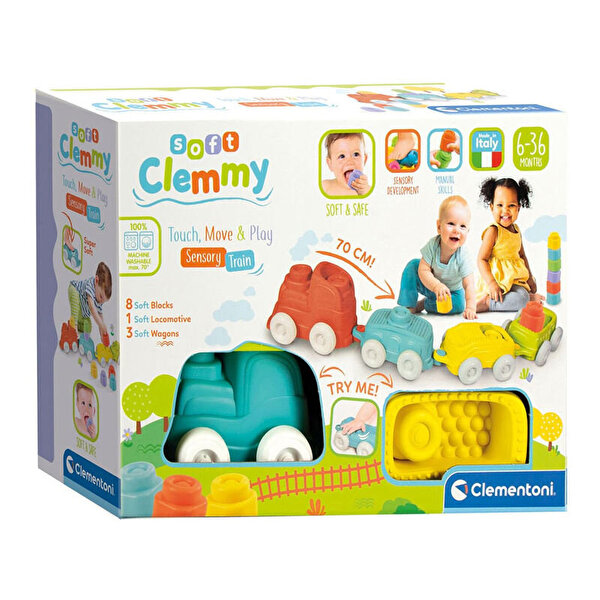 Clementoni Soft Clemmy Yumuşak Blok Duyusal Tren
