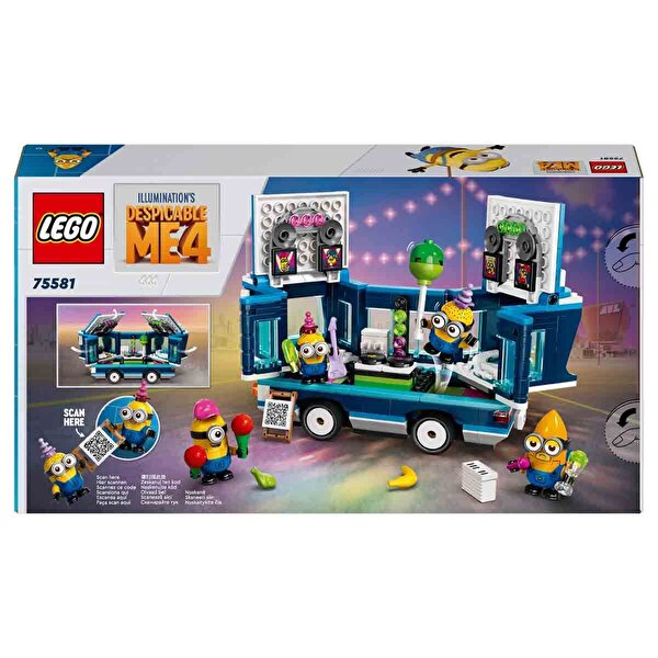 LEGO Despicable Me 4 Minyonların Müzikli Parti Otobüsü 75581