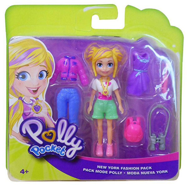 Polly Pocket ve Moda Aksesuarları Seti Sarı Saçlı GDM02