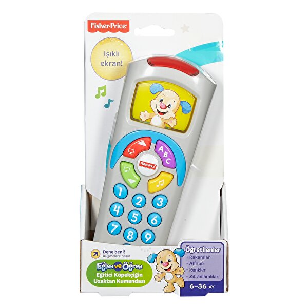 Fisher Price Eğlen ve Öğren Eğitici Köpekçiğin Uzaktan Kumandası DLK60