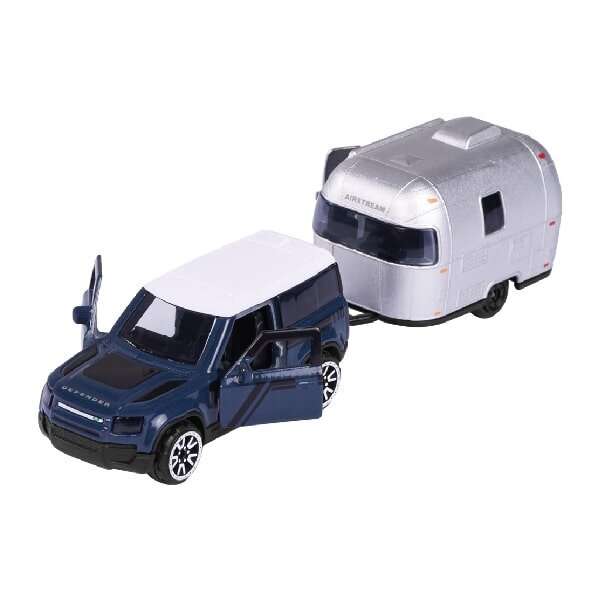 Majorette Trailer Araç Serisi Land Rover Defender 90 Airstream Sport 16